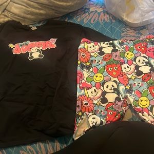 Colorful little girls outfit